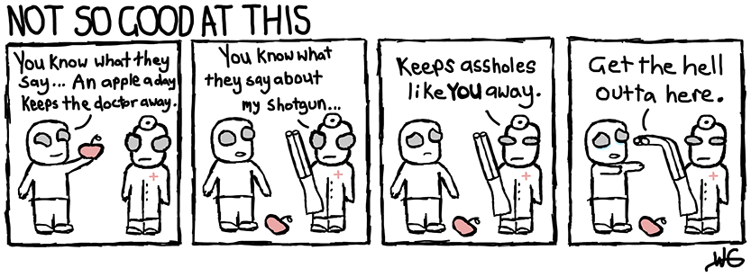 Not So Good At This Comic #7 - An Apple A Day