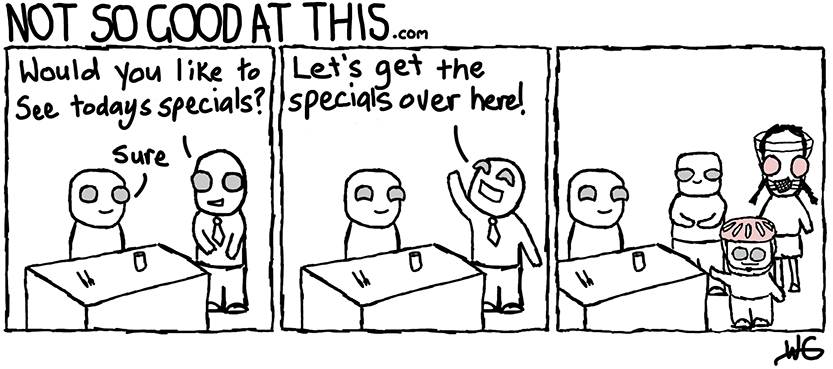 Not So Good At This Comic #24 - Specials