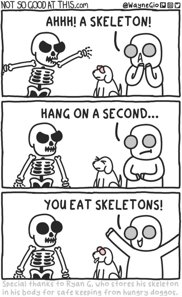 Not So Good At This Comic 272 - Skeleton
