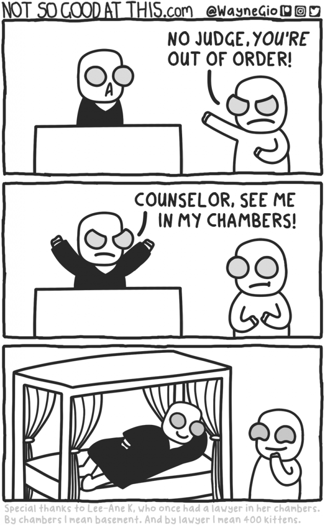 Not So Good At This Comic 275 - My Chambers