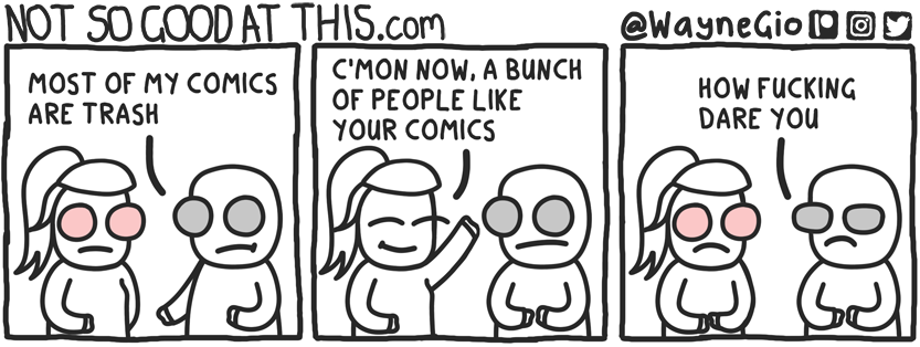 Not So Good At This Comic 281 - Trash
